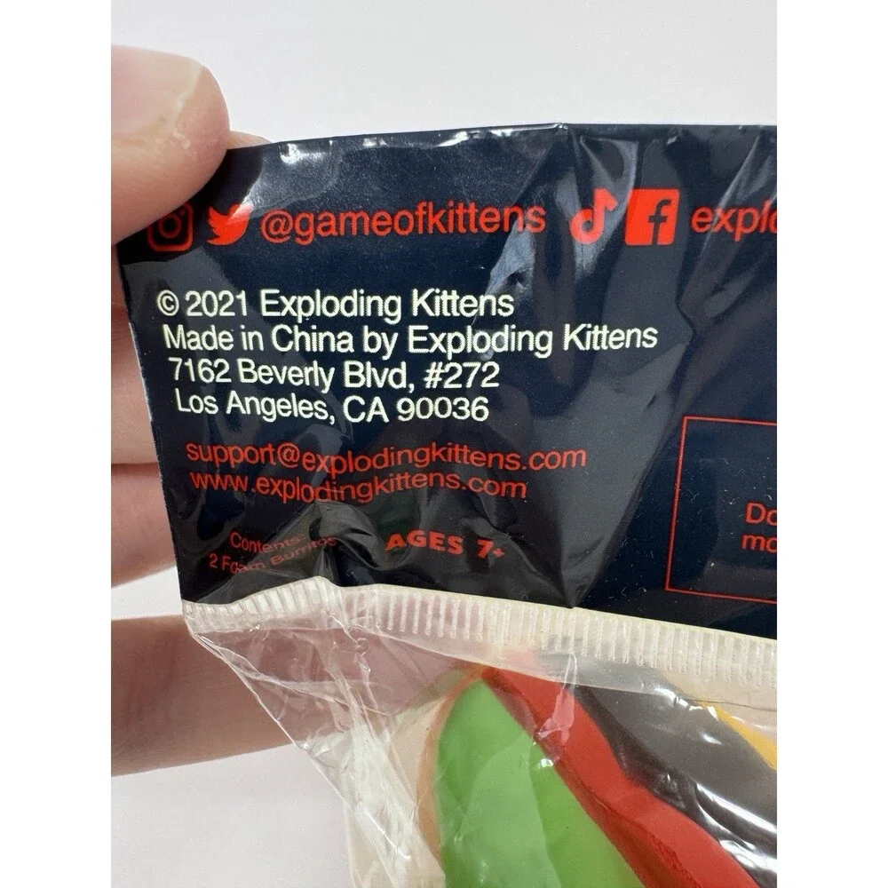 Throw Throw Burrito Battle Pack Replacement Burritos Exploding Kittens NEW!